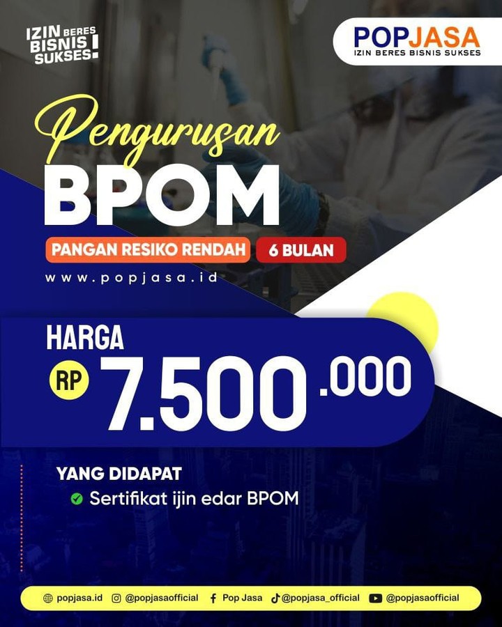 Jasa Pengurusan BPOM