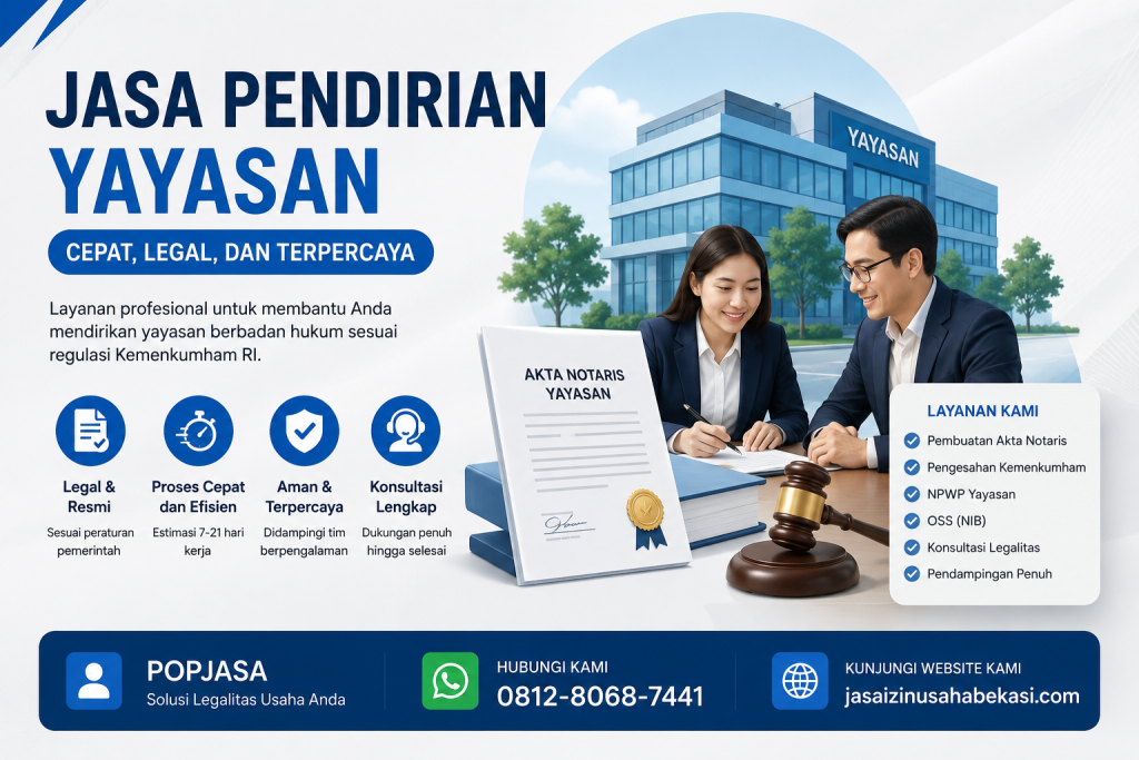 Jasa Pendirian Yayasan