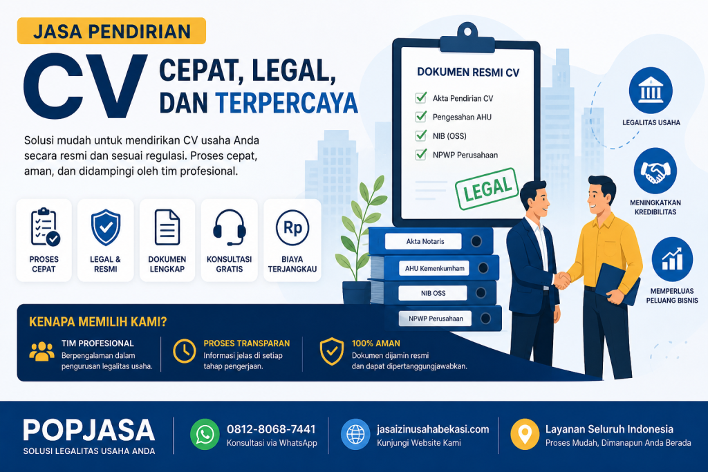Jasa pendirian CV