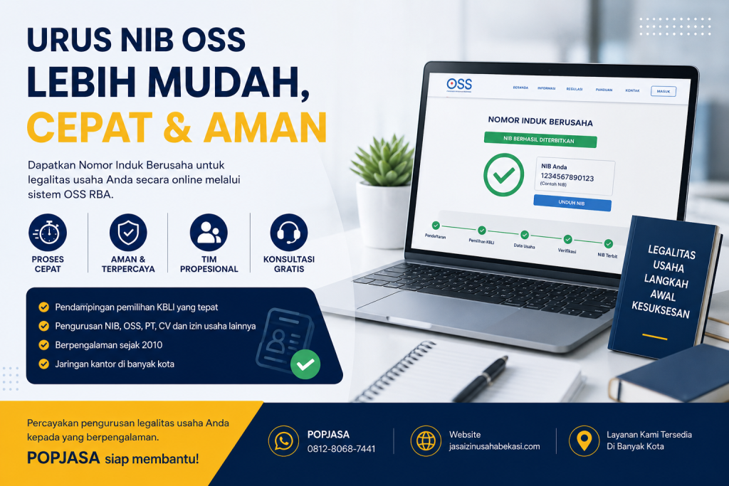 Cara Daftar NIB OSS Online