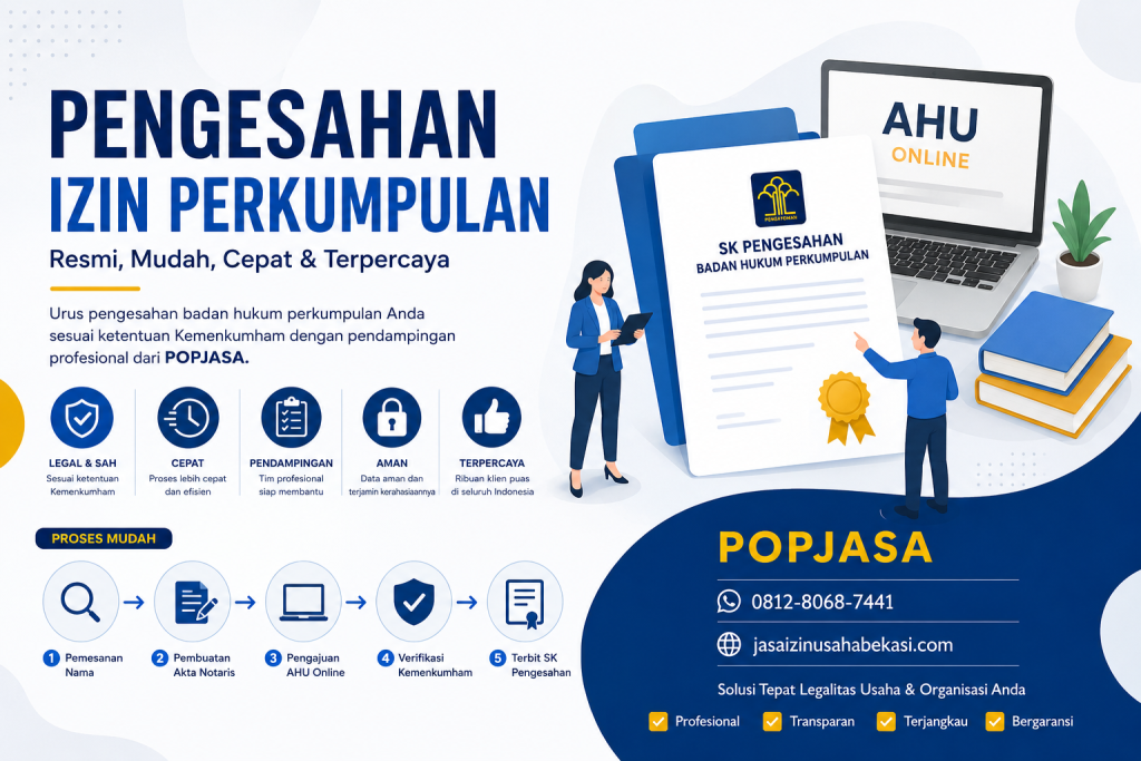 Syarat Pengesahan Izin Perkumpulan