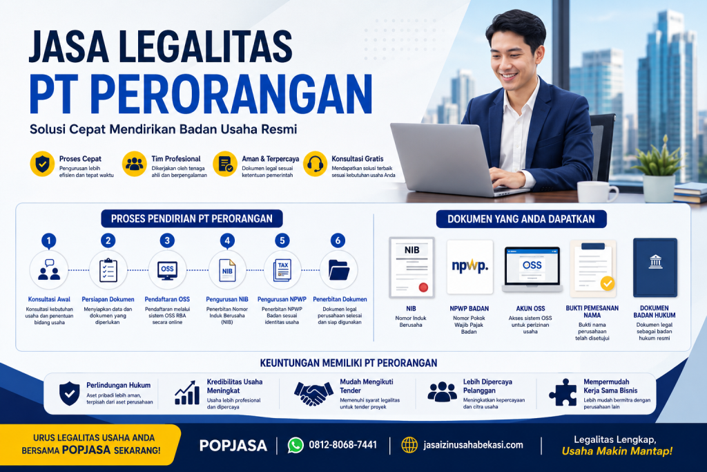 Jasa Legalitas PT Perorangan