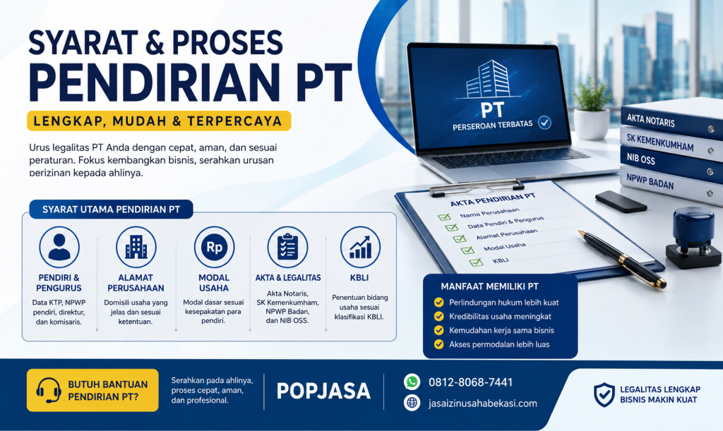 Syarat Pendirian PT