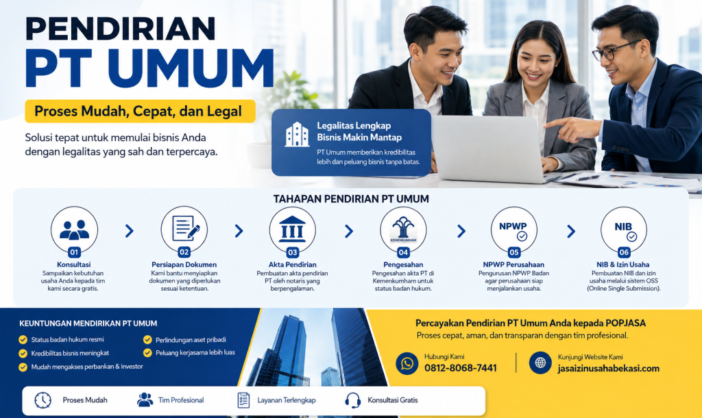 Pendirian PT Umum
